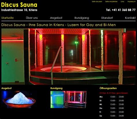 Discus Sauna, Kriens